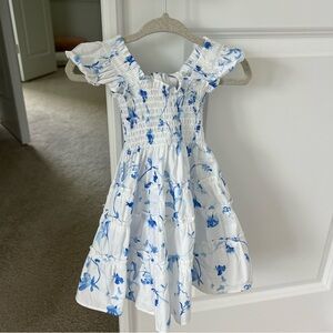 Hill House Home Blue Botanical Children’s Dress (2Y)